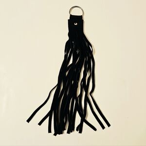 Purse Tassel Keychain Suede or Motorcycle Tassel Fringe Handlebar 13"